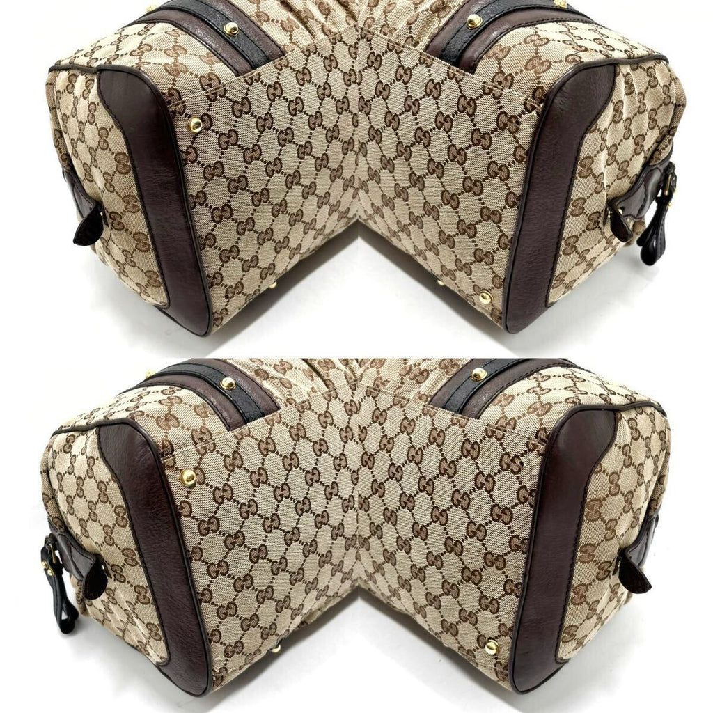 Gucci GG Interlocking Boston Bag Monogram Canvas