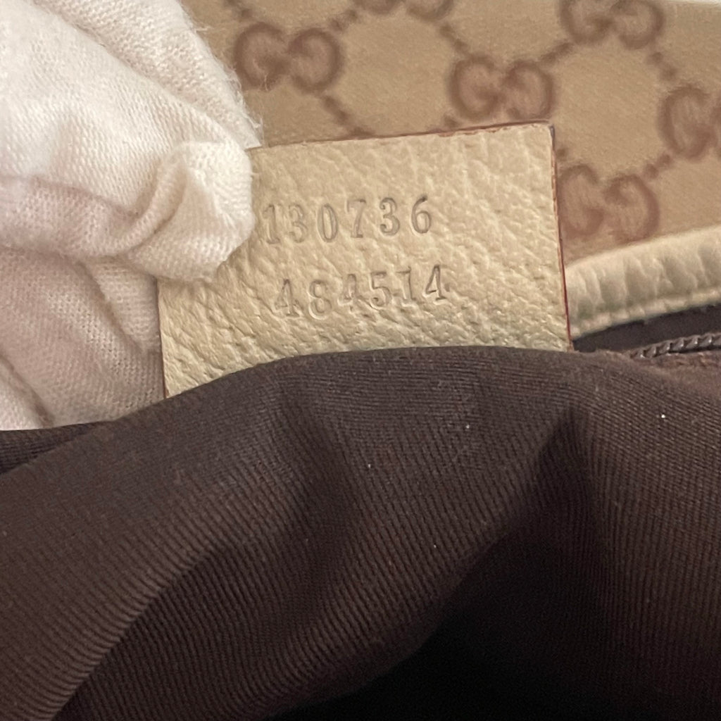 Gucci Abbey GG Monogram Canvas Schultertasche