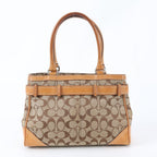 Coach Signature Monogram Canvas Handtasche