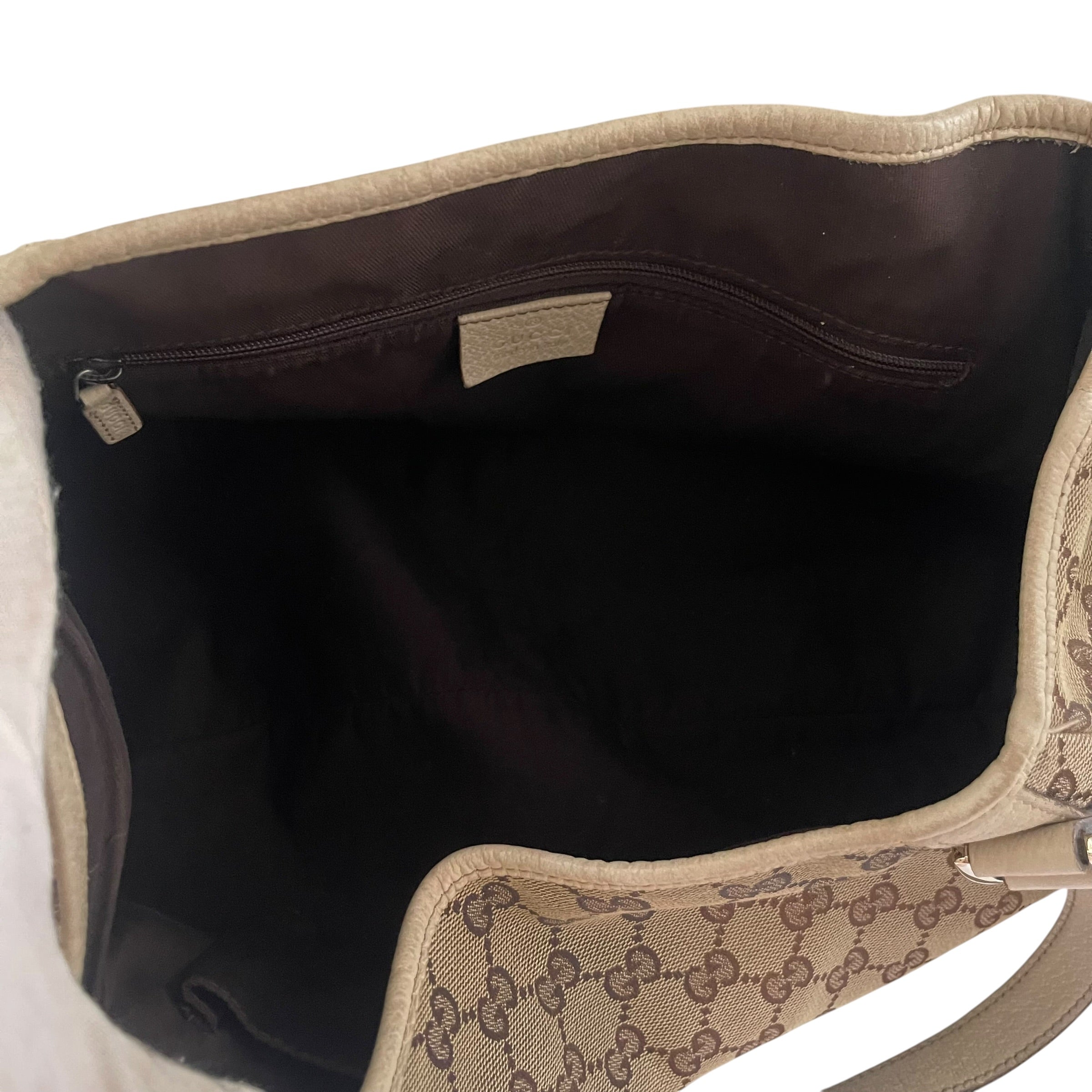Gucci Abbey GG Monogram Canvas Schultertasche