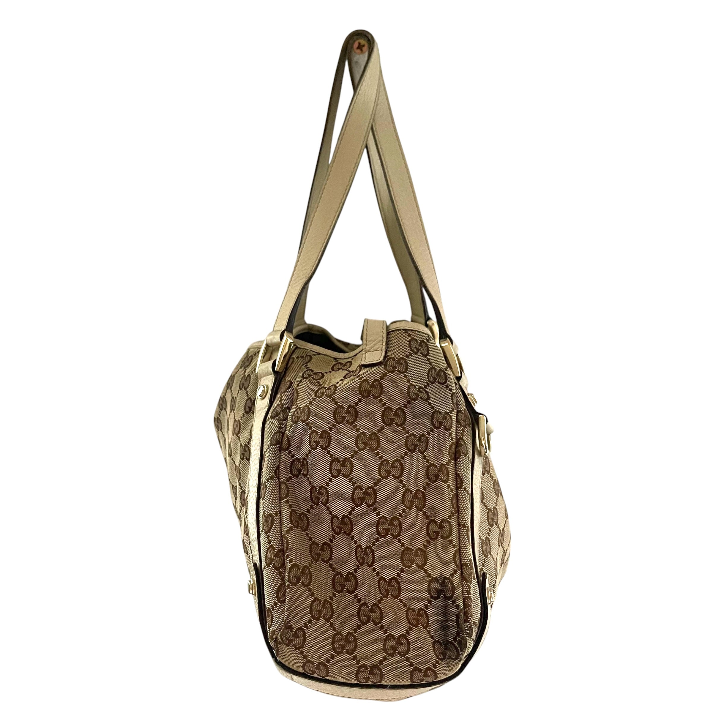 Gucci Abbey GG Monogram Canvas Schultertasche