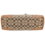 Coach Signature Monogram Canvas Handtasche