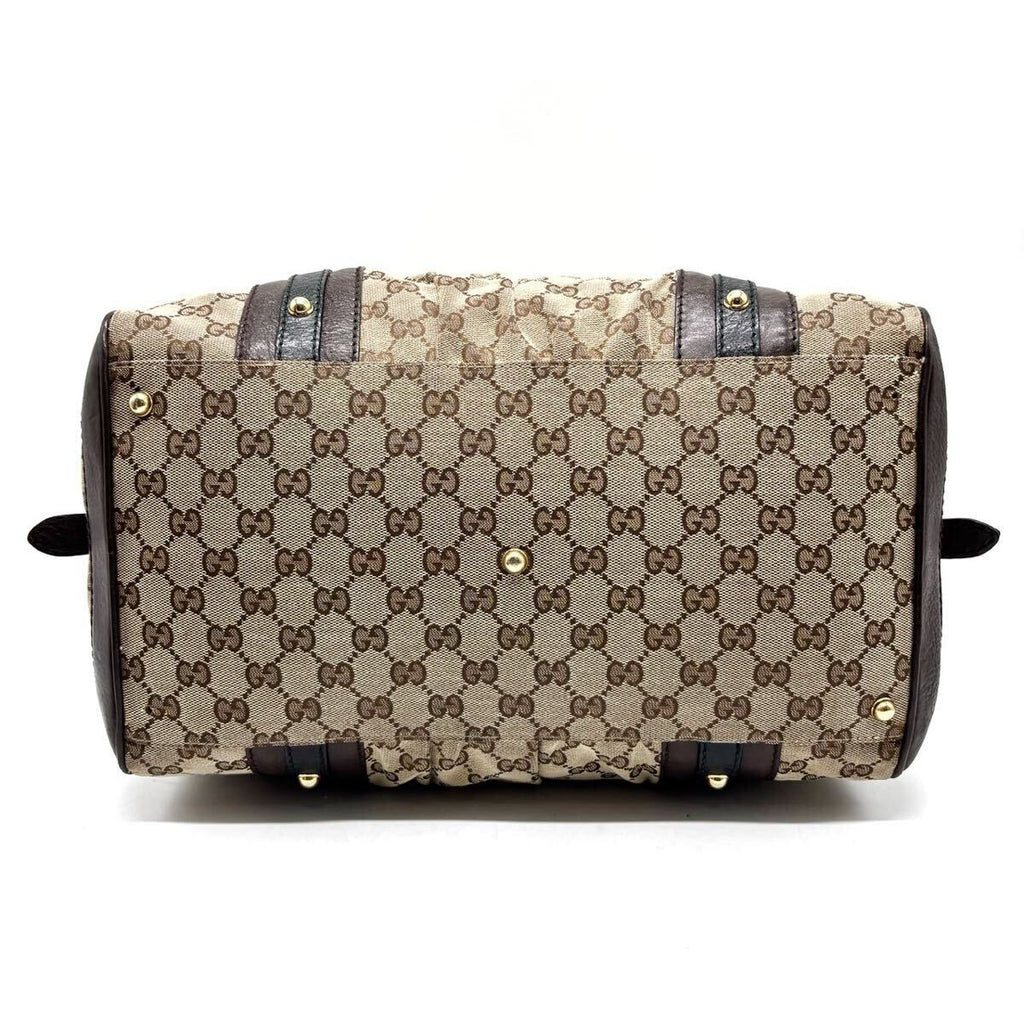 Gucci GG Interlocking Boston Bag Monogram Canvas