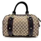 Gucci GG Interlocking Boston Bag Monogram Canvas