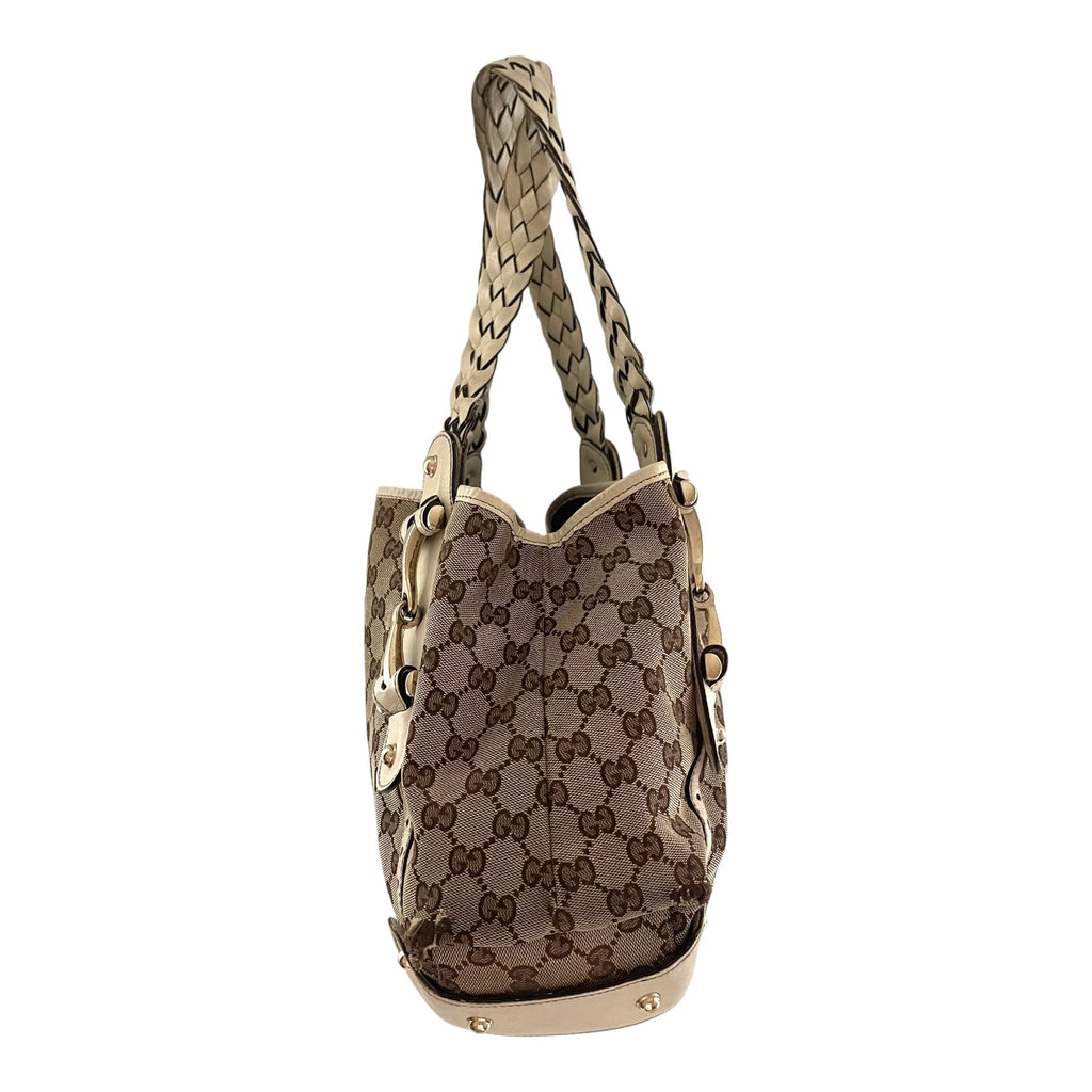 Gucci Pelham GG Monogram Canvas Schultertasche
