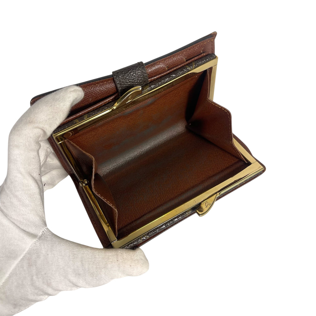 Louis Vuitton Monogram Canvas Compact Clip Wallet