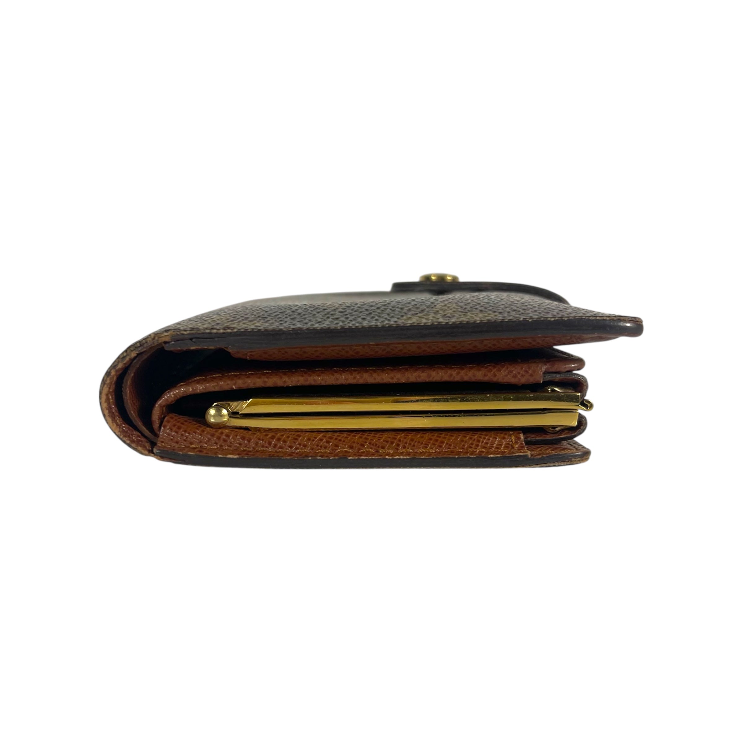 Louis Vuitton Monogram Canvas Compact Clip Wallet