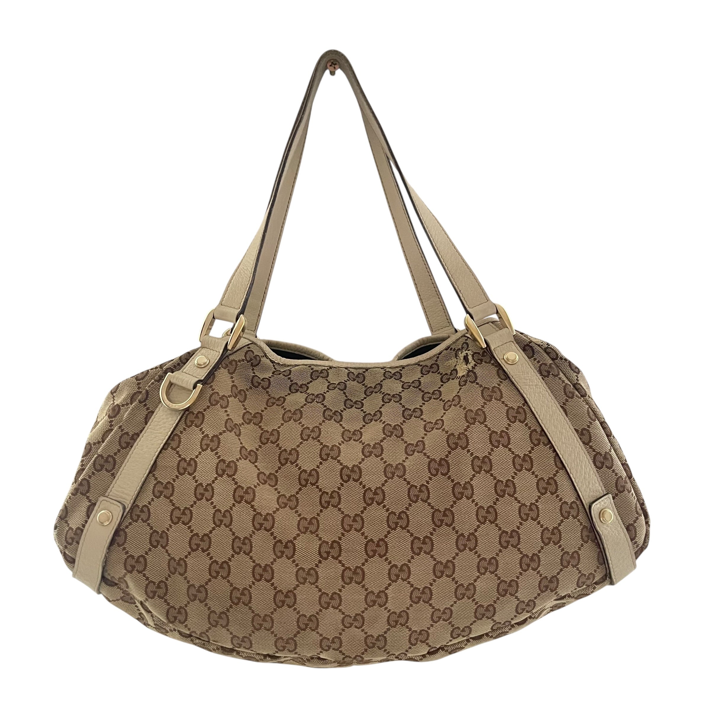 Gucci Abbey GG Monogram Canvas Schultertasche
