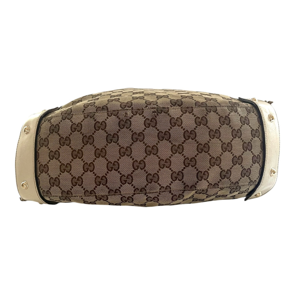 Gucci Pelham GG Monogram Canvas Schultertasche