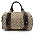 Gucci GG Interlocking Boston Bag Monogram Canvas