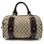 Gucci GG Interlocking Boston Bag Monogram Canvas