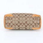 Coach Signature Monogram Canvas Handtasche