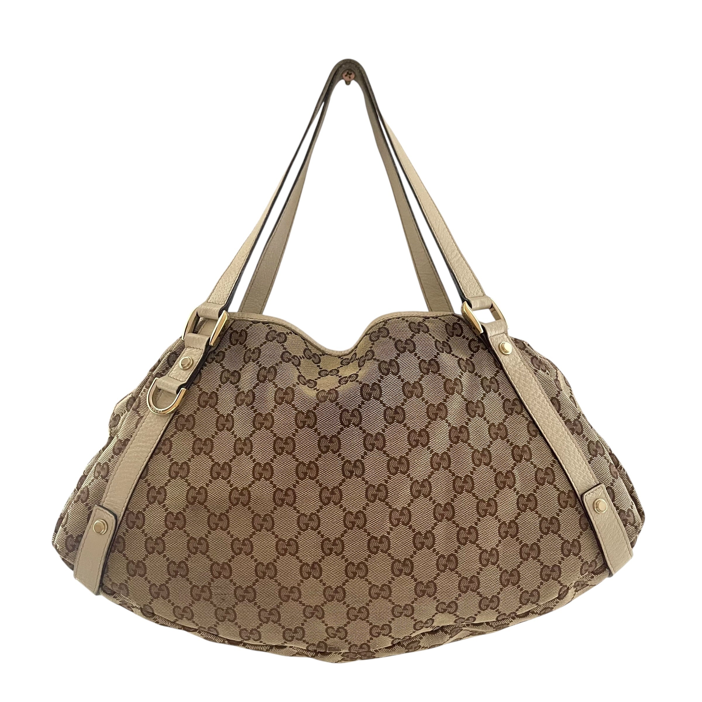 Gucci Abbey GG Monogram Canvas Schultertasche