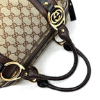 Gucci GG Interlocking Boston Bag Monogram Canvas