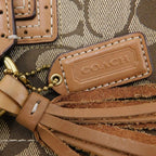Coach Signature Monogram Canvas Handtasche