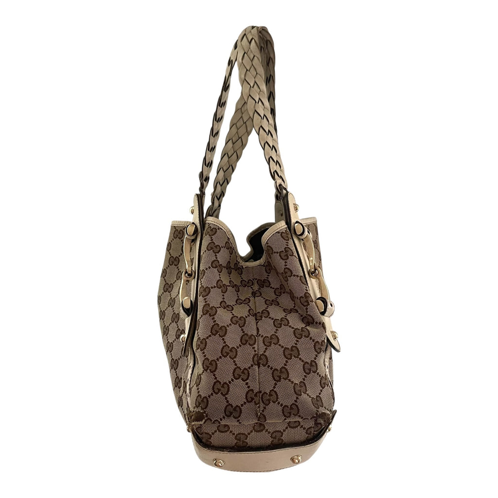 Gucci Pelham GG Monogram Canvas Schultertasche