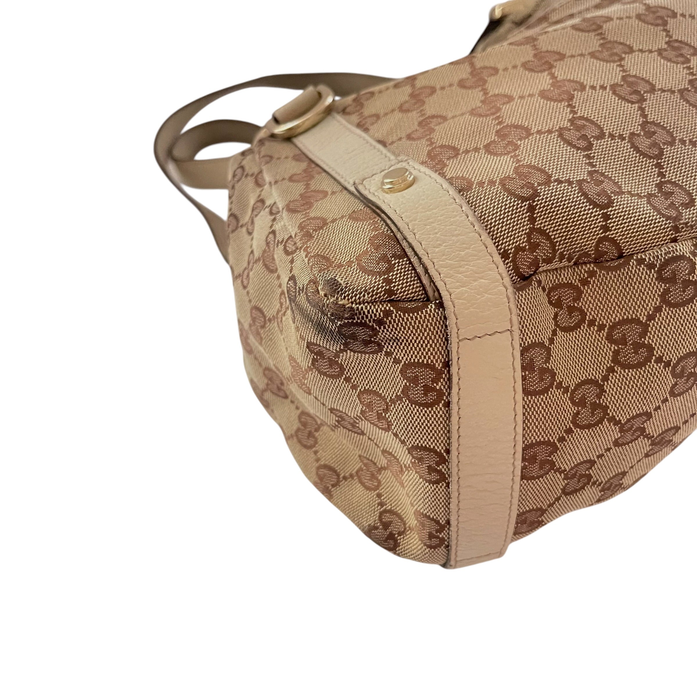 Gucci Abbey GG Monogram Canvas Schultertasche