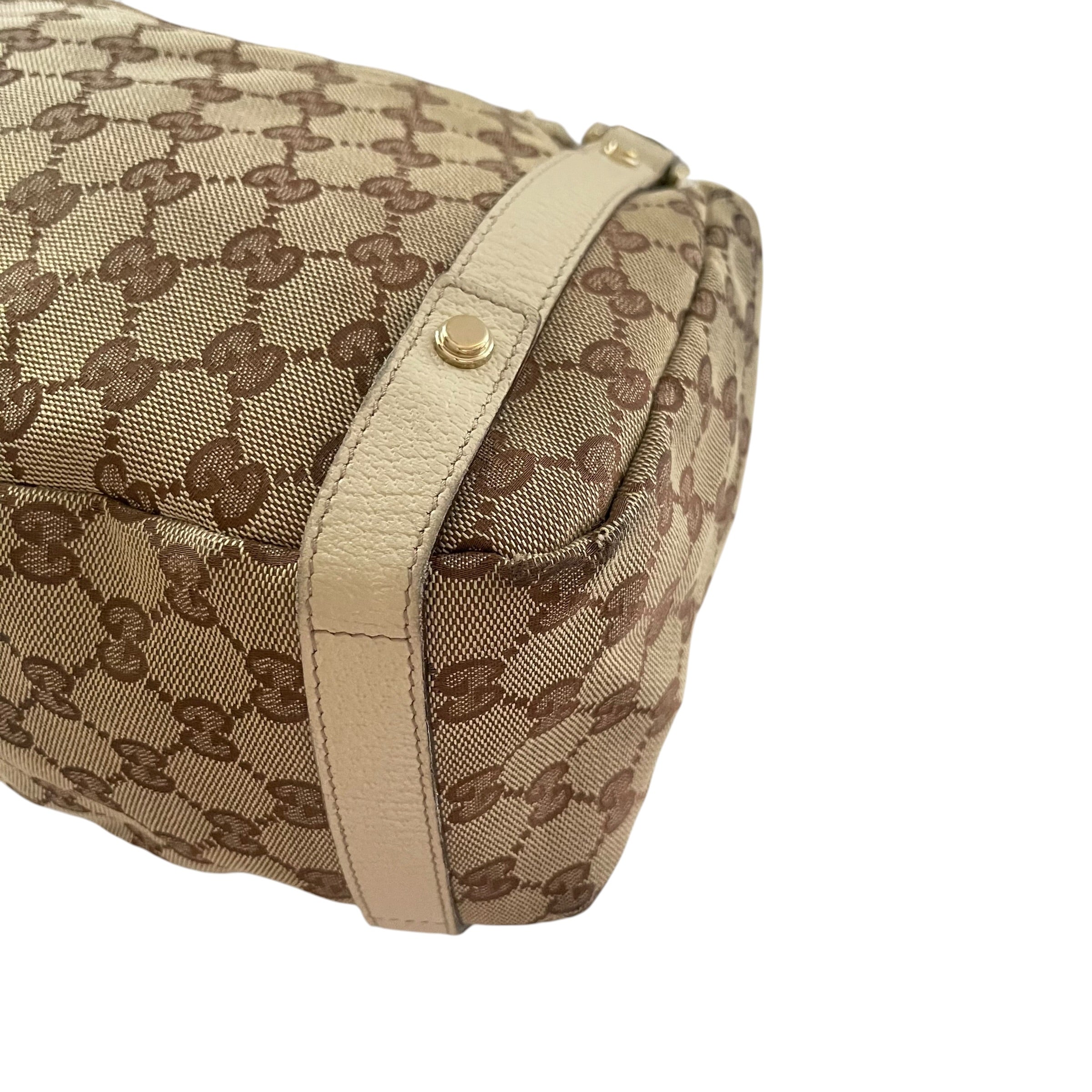 Gucci Abbey GG Monogram Canvas Schultertasche
